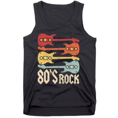 80s Rock Band Guitar Cassette Tape 1980s Vintage 80s Costume Tank Top