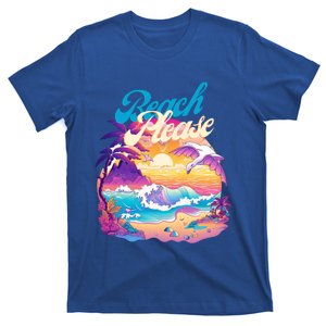 80S Retro Beach Please Vaporwave Scene Summer Vacay Florida Gift T-Shirt