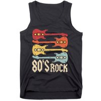 80s Rock Band Guitar Cassette Tape 1980s Vintage 80s Tank Top