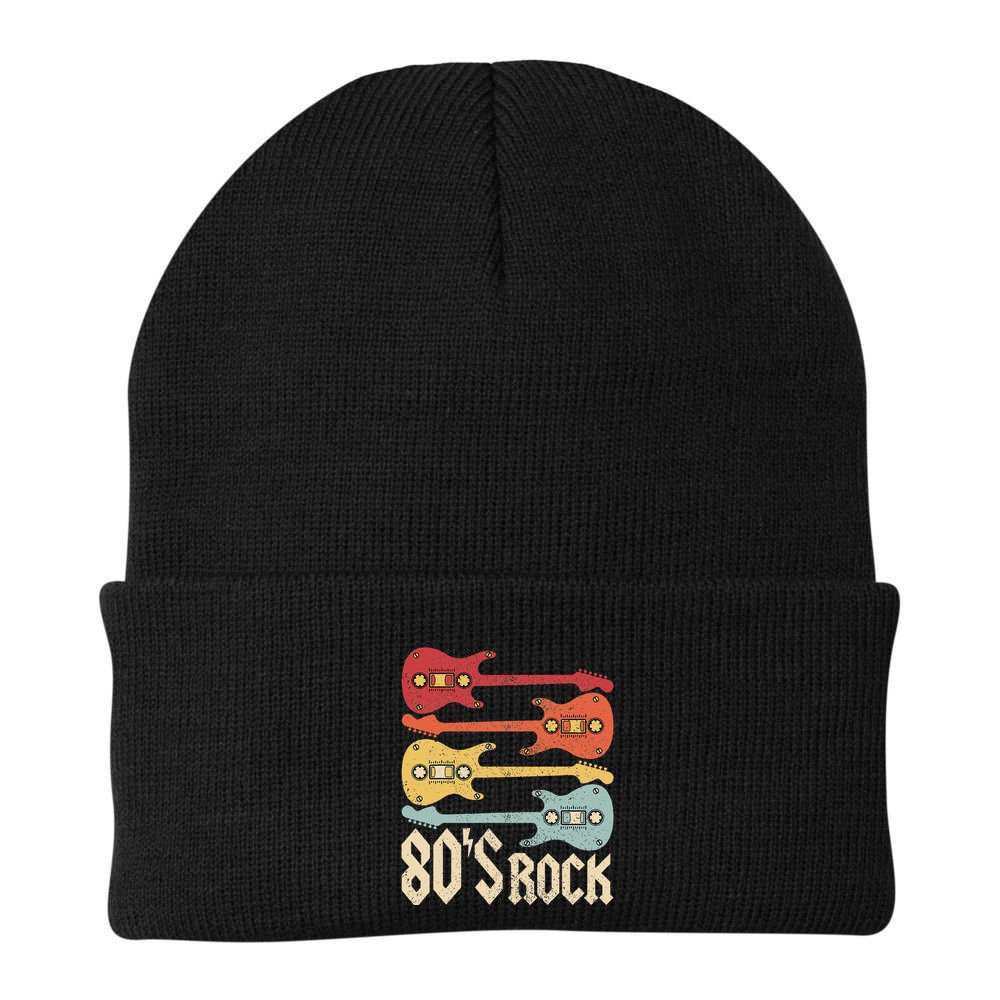 80s Rock Band Guitar Cassette Tape 1980s 80s Beanie