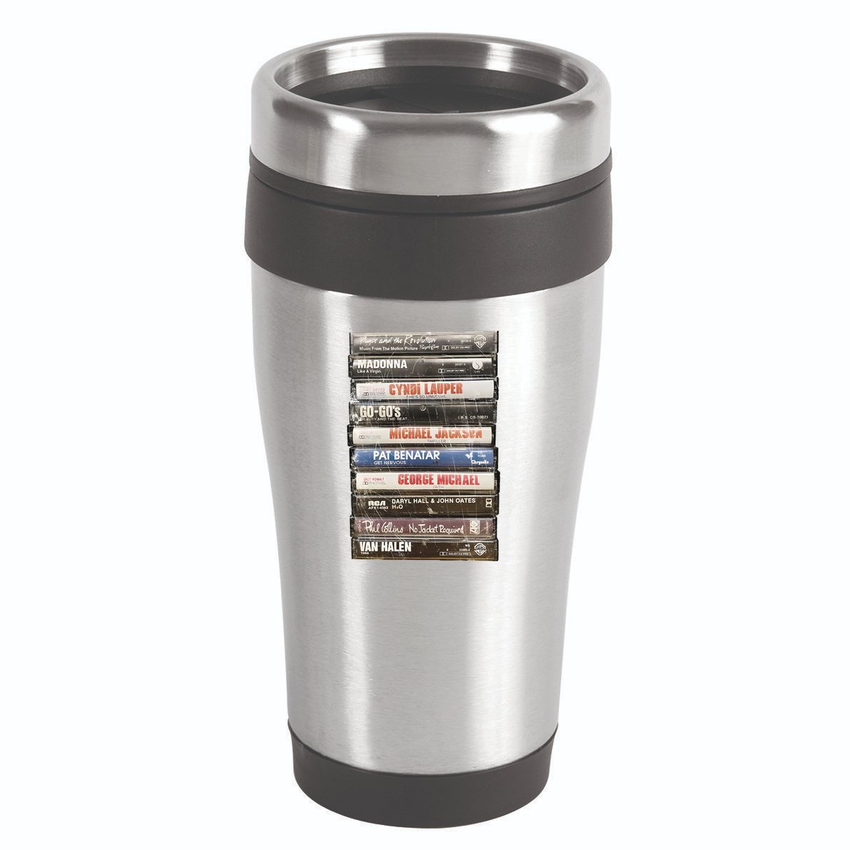 80S Rock Cassette 16oz Travel Tumbler