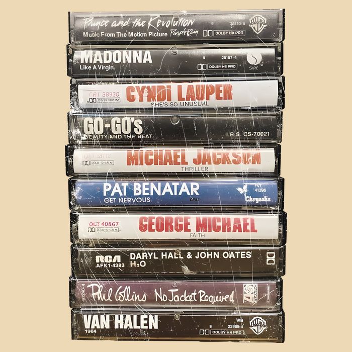 80S Rock Cassette Bag