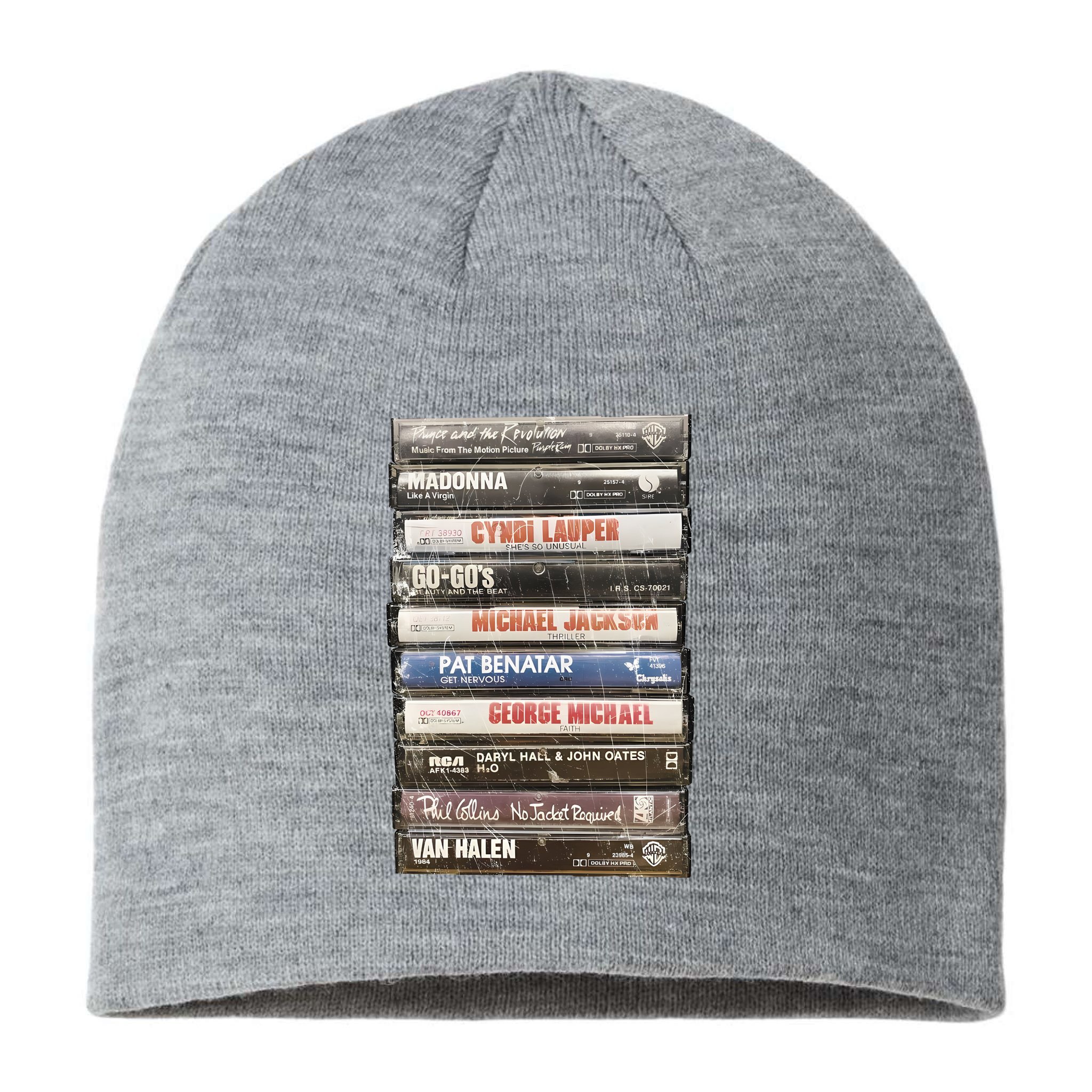 80S Rock Cassette Sustainable Beanie
