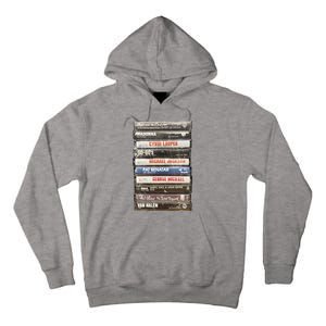 80S Rock Cassette Tall Hoodie