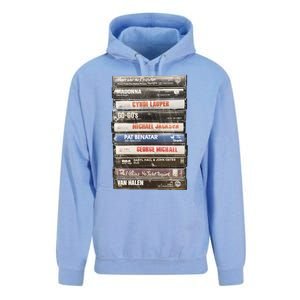 80S Rock Cassette Unisex Surf Hoodie