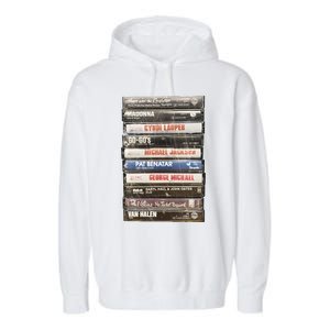 80S Rock Cassette Garment-Dyed Fleece Hoodie