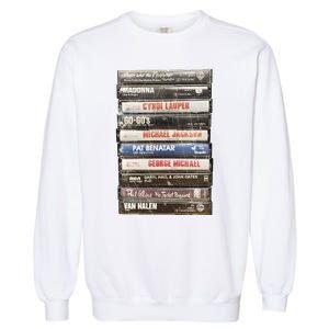 80S Rock Cassette Garment-Dyed Sweatshirt