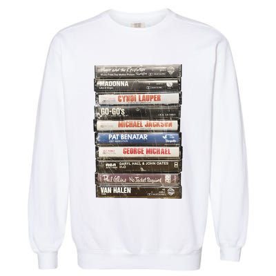 80S Rock Cassette Garment-Dyed Sweatshirt