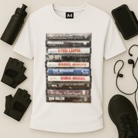 80S Rock Cassette Performance Shirt