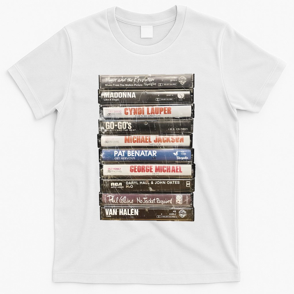 80S Rock Cassette T-Shirt