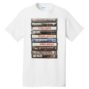 80S Rock Cassette Tall T-Shirt