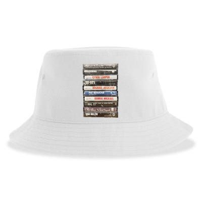 80S Rock Cassette Sustainable Bucket Hat