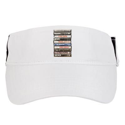80S Rock Cassette Adult Drive Performance Visor