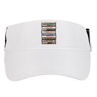 80S Rock Cassette Adult Drive Performance Visor