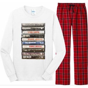 80S Rock Cassette Long Sleeve Pajama Set