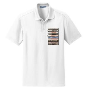 80S Rock Cassette Dry Zone Grid Polo