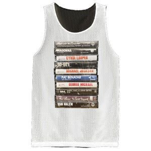 80S Rock Cassette Mesh Reversible Basketball Jersey Tank