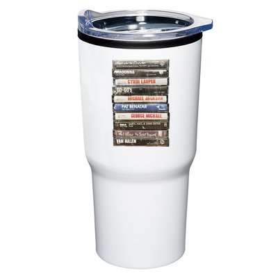 80S Rock Cassette Tumbler