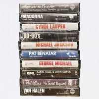 80S Rock Cassette Magnet