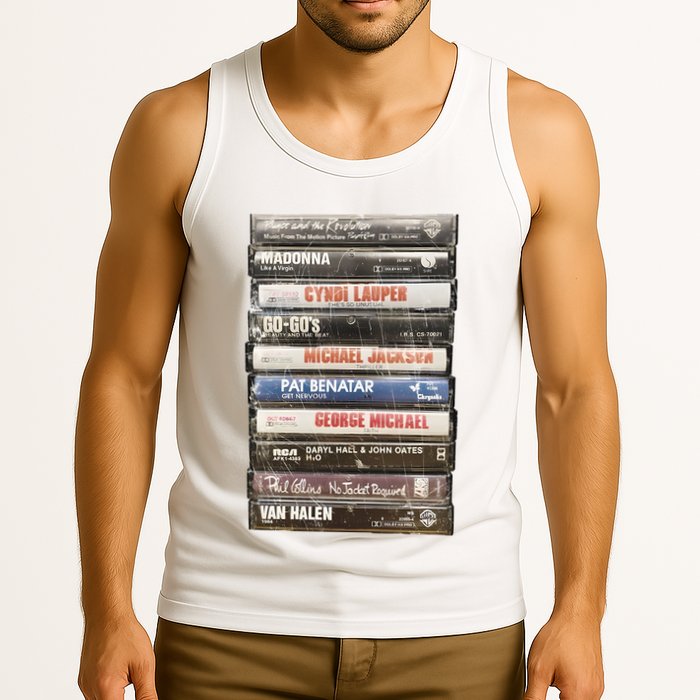 80S Rock Cassette Tank Top
