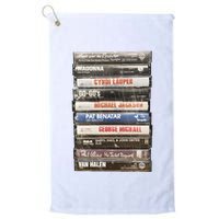 80S Rock Cassette Golf Towel