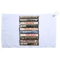 80S Rock Cassette Grommeted Golf Towel