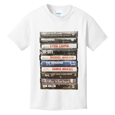 80S Rock Cassette Kids T-Shirt