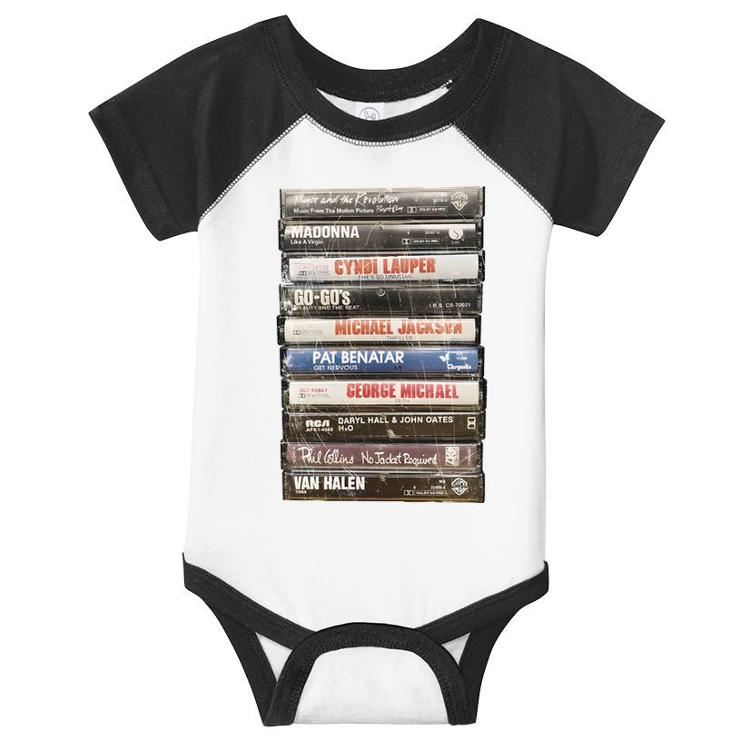 80S Rock Cassette Infant Baby Jersey Bodysuit