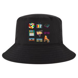 80s Retro Fashion Throwback Culture Disco Music Party Lover Cool Comfort Performance Bucket Hat