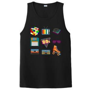 80's Retro Fashion Throwback Culture Disco Music Party Lover PosiCharge Competitor Tank