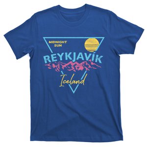 80's Reykjavik Iceland Gift Cute Gift Midnight Sun T-Shirt