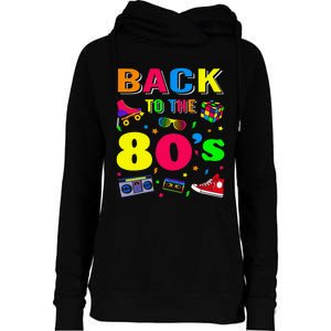 80s Retro Motto I Love 80S Womens Funnel Neck Pullover Hood