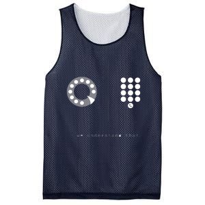 80S Retro Old School Rotary Phone Nostalgia Genx Mesh Reversible Basketball Jersey Tank