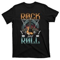 80s Rock & Roll Music Guitar Wings T-Shirt