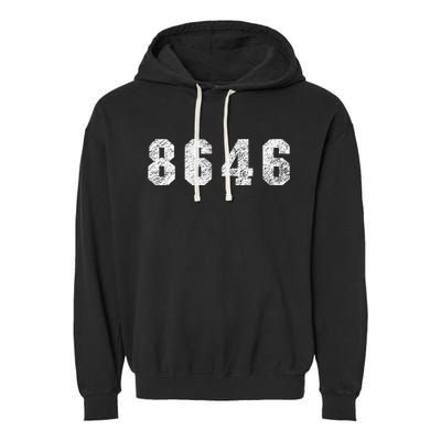 8646 Republican Trump 86 46 Garment-Dyed Fleece Hoodie