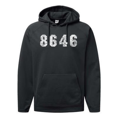 8646 Republican Trump 86 46 Performance Fleece Hoodie