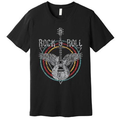 80S Rock T S Band Vintage Band T S Concert Premium T-Shirt