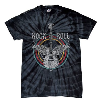 80S Rock T S Band Vintage Band T S Concert Tie-Dye T-Shirt