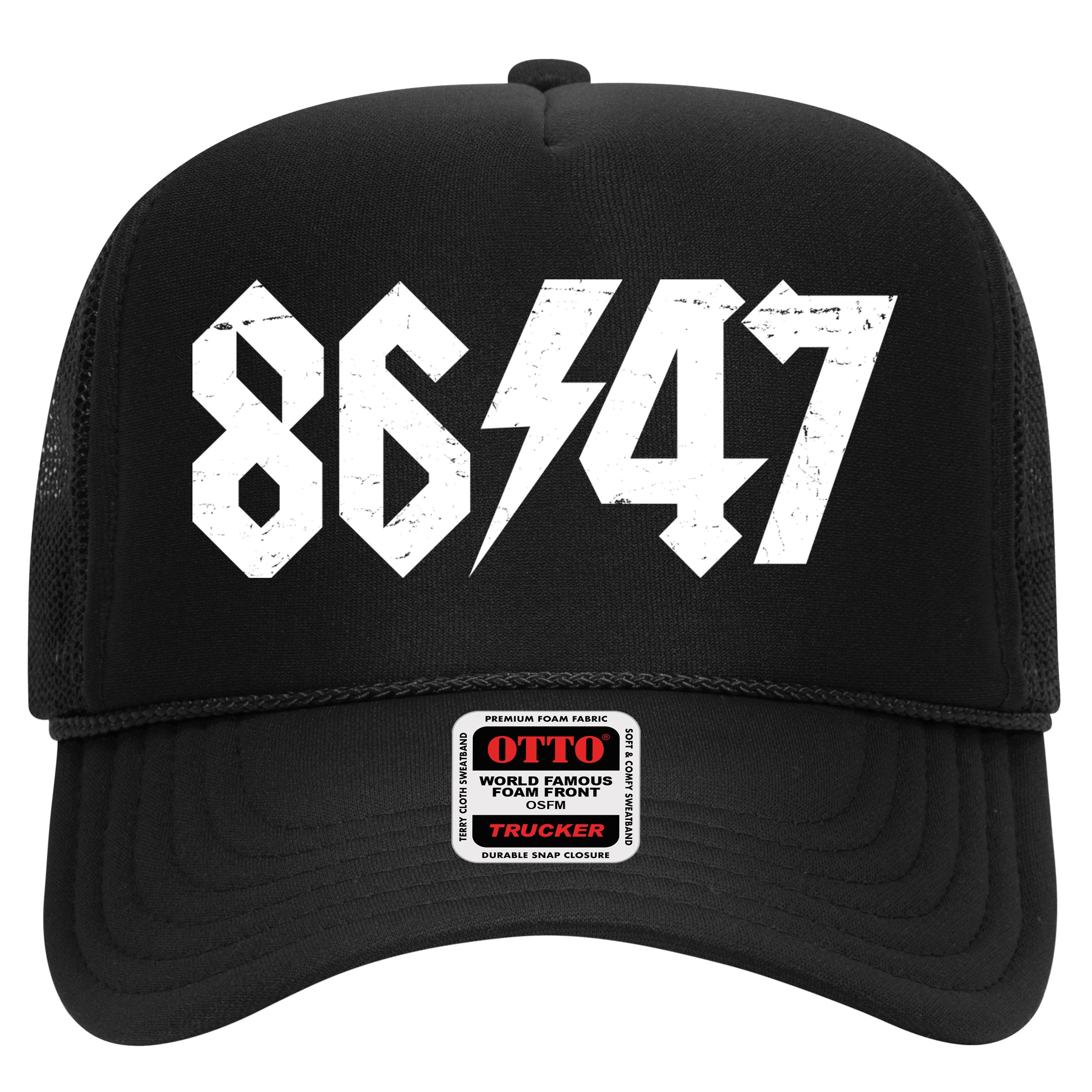 8647 Retro Vintage 80s Style Rock Anti Trump Hat