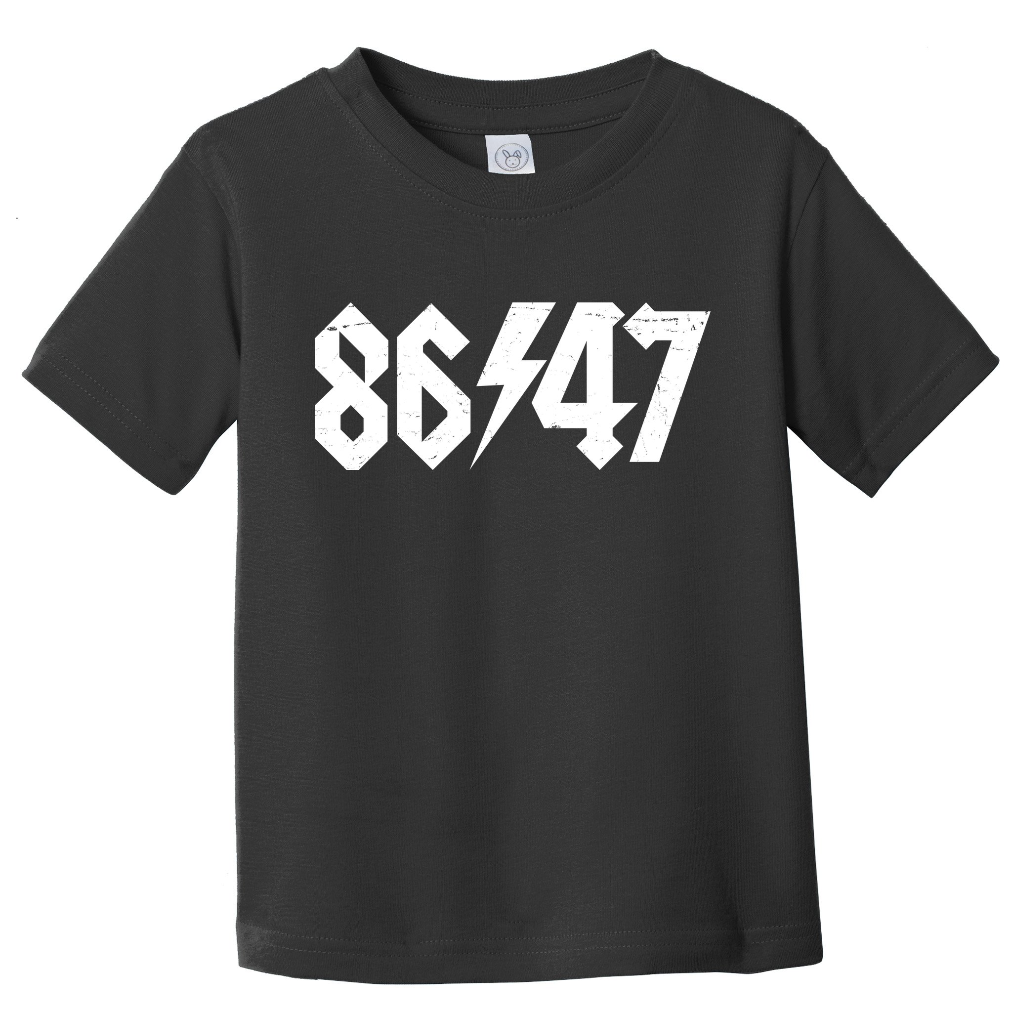 8647 Retro Vintage 80s Style Rock Anti Trump Toddler T-Shirt