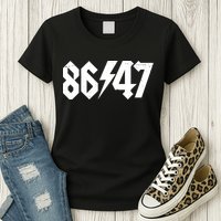 8647 Retro Vintage 80s Style Rock Anti Trump Womens T-Shirt