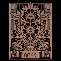 8647 Subtle Anti Trump Anti Maga 86 47 Floral Boho Style T-Shirt