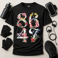 8647 Subtle Anti 45 47 Funny 86 47 Floral Boho Feminist Cooling Performance Crew T-Shirt