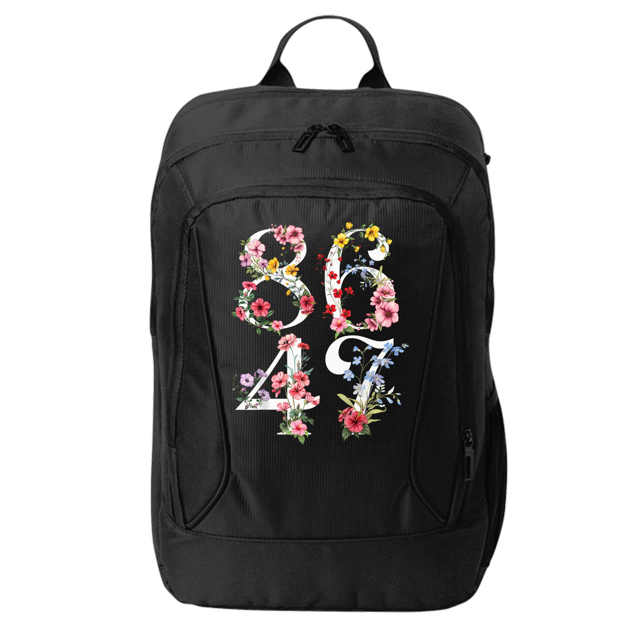 8647 Subtle Anti 45 47 Funny 86 47 Floral Boho Feminist City Backpack