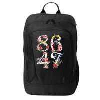 8647 Subtle Anti 45 47 Funny 86 47 Floral Boho Feminist City Backpack