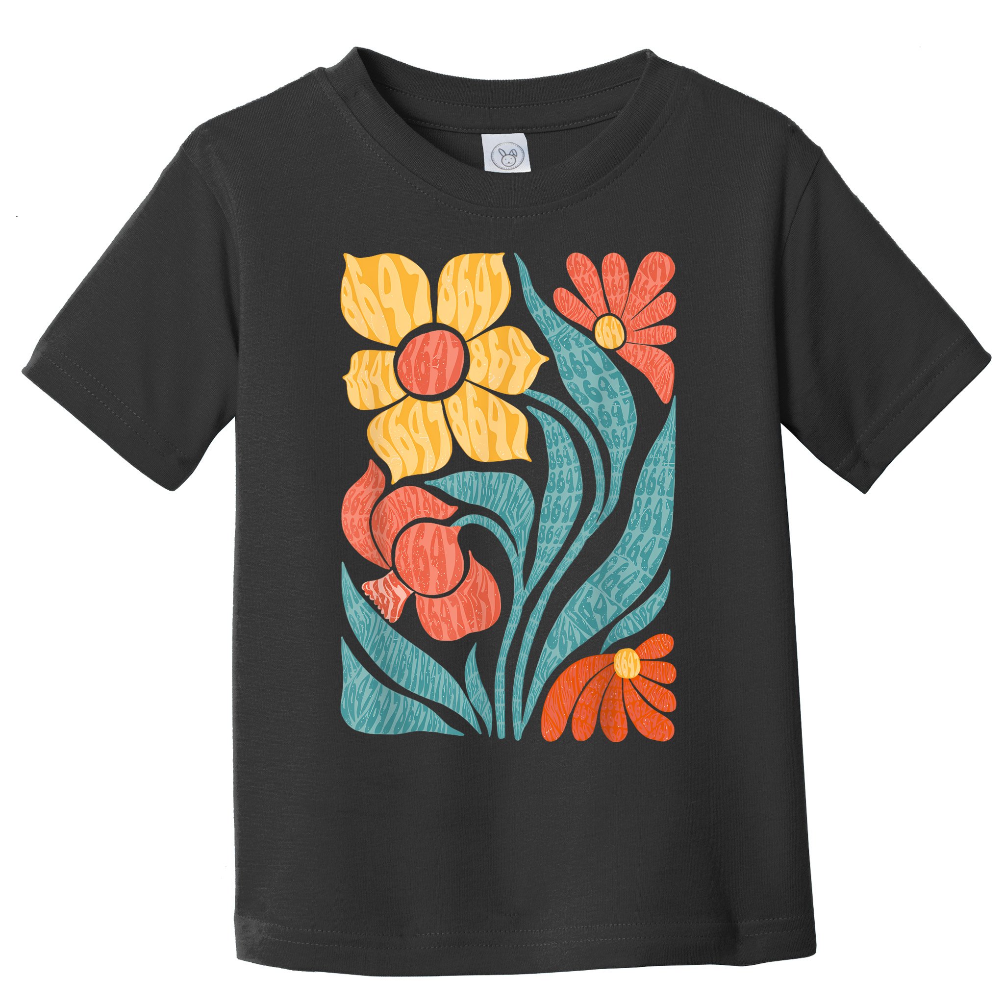 8647 Subtle Anti Trump Floral Boho Toddler T-Shirt