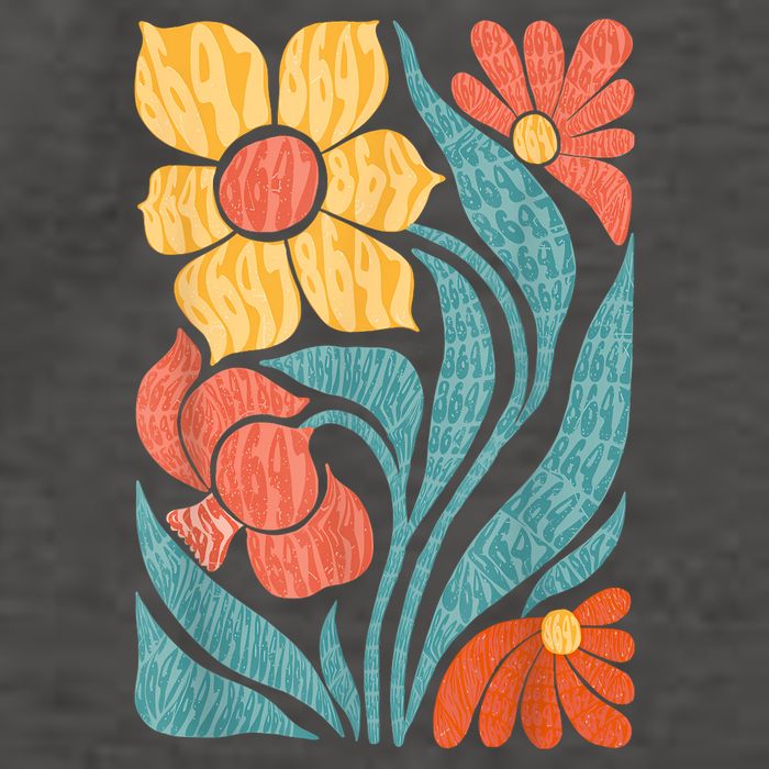 8647 Subtle Anti Trump Floral Boho Vector Backpack