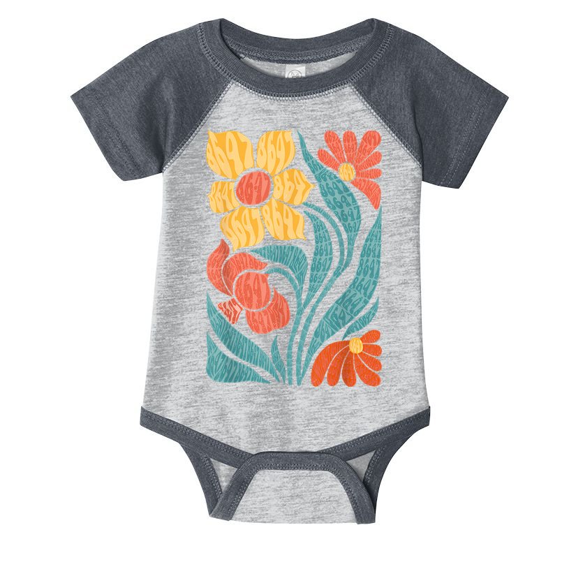 8647 Subtle Anti Trump Floral Boho Infant Baby Jersey Bodysuit