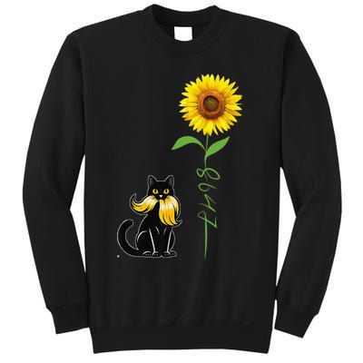 8647 Subtle Anti Trump 86 47 Cat Sunflower Sweatshirt