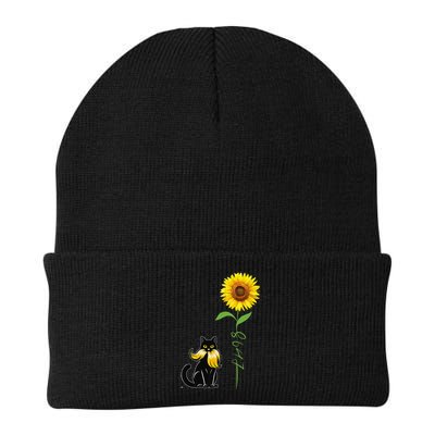 8647 Subtle Anti Trump 86 47 Cat Sunflower Beanie